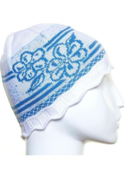 Шапочка Reima®, Baby Flower white, цвет Голубой для унисекс по цене от 400