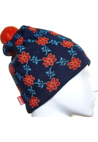 Шапочка Reima®, Flover navy, цвет Темно-синий для девочки по цене от 600